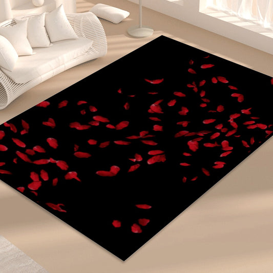 BLACK RED ROSE PEBBLED MAT FOR MOTHER'S DAY